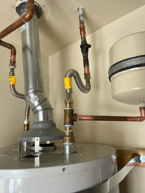 Water heater installation and plumbing repair in Broadway